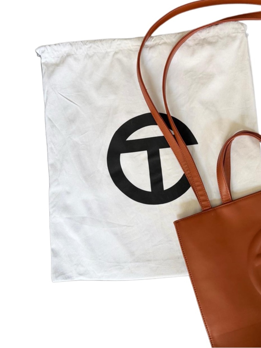 Telfar Medium Shopping Bag Tan w/ dustbag - Picture 10 of 11